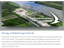 Tablet Screenshot of gulfgatewayterminal.com